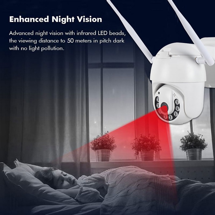 3MP Wifi Outdoor Auto Tracking Night Vision IP Camera